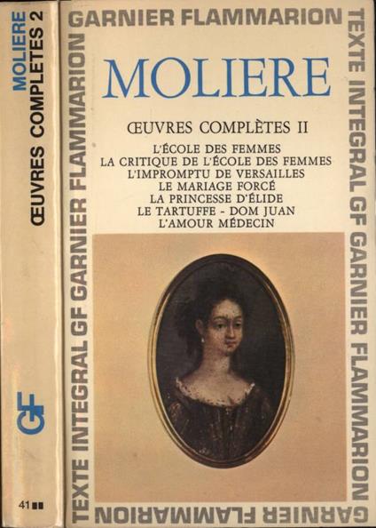 Ouvres complètes II - Molière - copertina