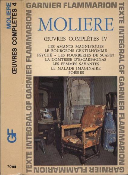 Oeuvres complètes IV - Molière - copertina