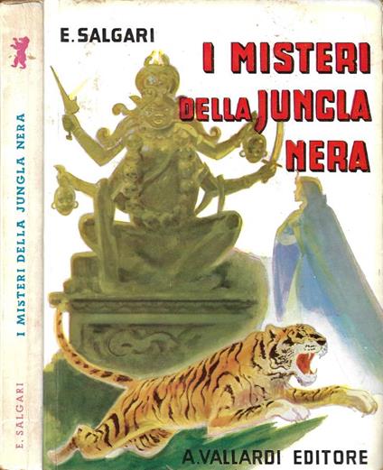 I misteri della jungla nera - Emilio Salgari - copertina