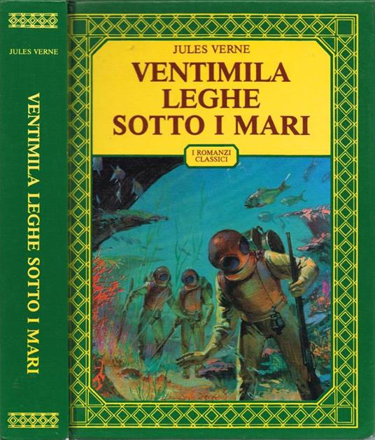 Ventimila leghe sotto i mari - Jules Verne - copertina