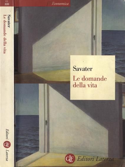 Le domande della vita - Fernando Savater - copertina