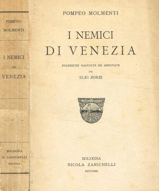 I nemici di Venezi - Pompeo Molmenti - copertina