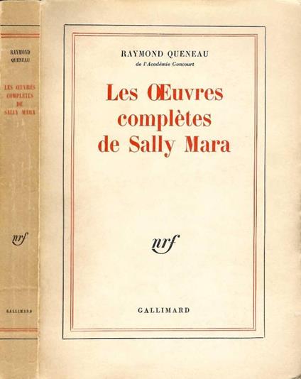 Les oeuvres complètes de Sally Mara - Raymond Queneau - copertina