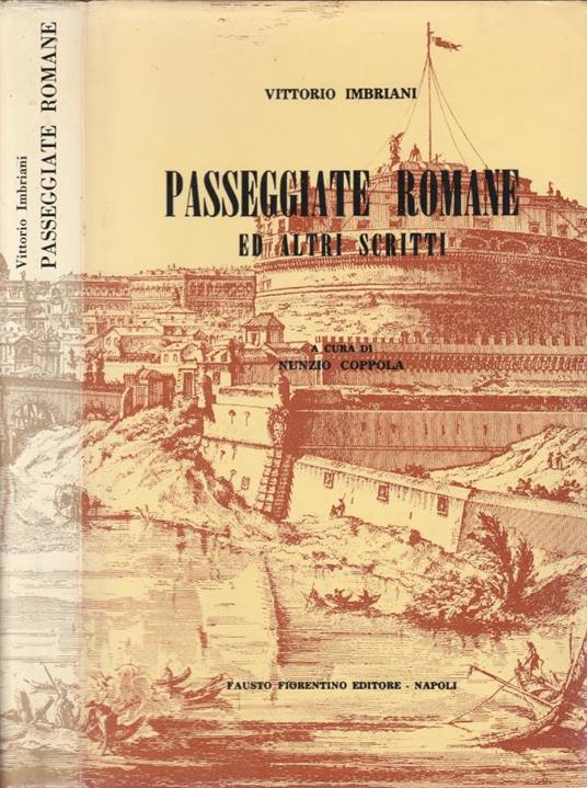 Passeggiate romane - Vittorio Imbriani - copertina