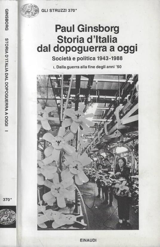 Storia d'Italia dal dopoguerra a oggi - Paul Ginsborg - copertina