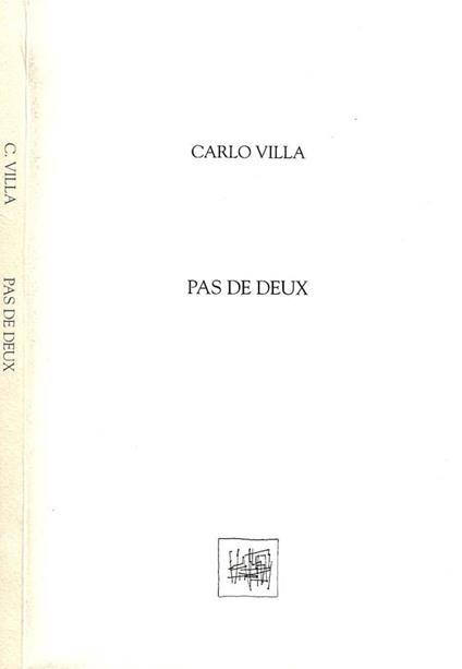 Pas de deux - Carlo Villa - copertina