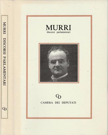 Discorsi parlamentari - Romolo Murri - copertina