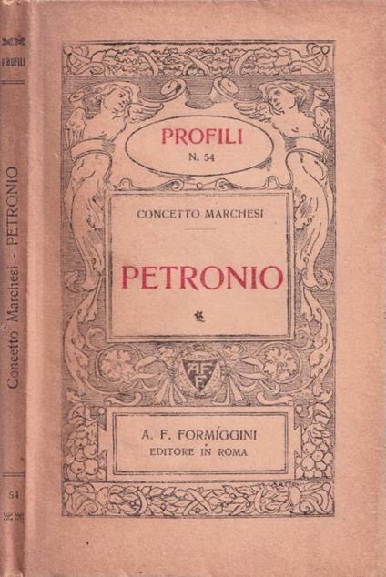 Petronio - Concetto Marchesi - copertina