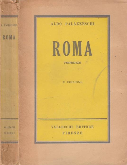 Roma - Aldo Palazzeschi - copertina
