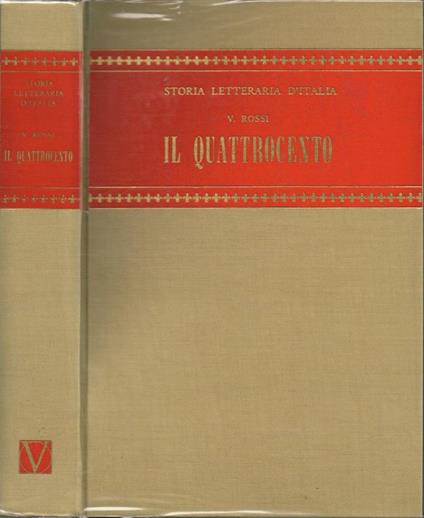 Il Quattrocento - Vittorio Rossi - copertina