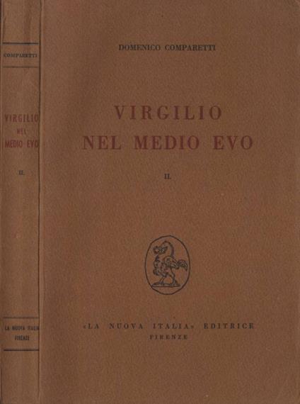 Virgilio nel Medio Evo II - Domenico Comparetti - copertina
