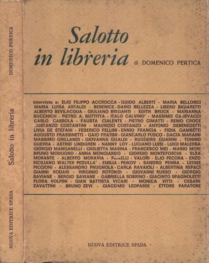 Salotto in libreria - Domenico Pertica - copertina