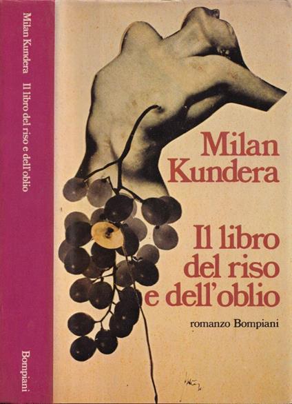 Il libro del riso e dell'oblio - Milan Kundera - copertina