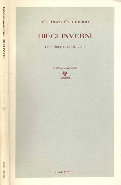 Dieci inverni - Vincenzo Guarracino - copertina