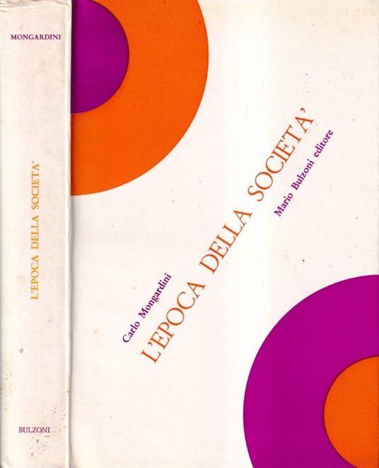 L' epoca della società - Carlo Mongardini - copertina