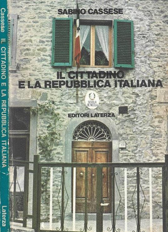 Il cittadino e la Repubblica Italiana - Sabino Cassese - copertina