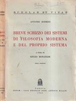 Breve schizzo dei sistemi di filosofia moderna e del proprio sistema