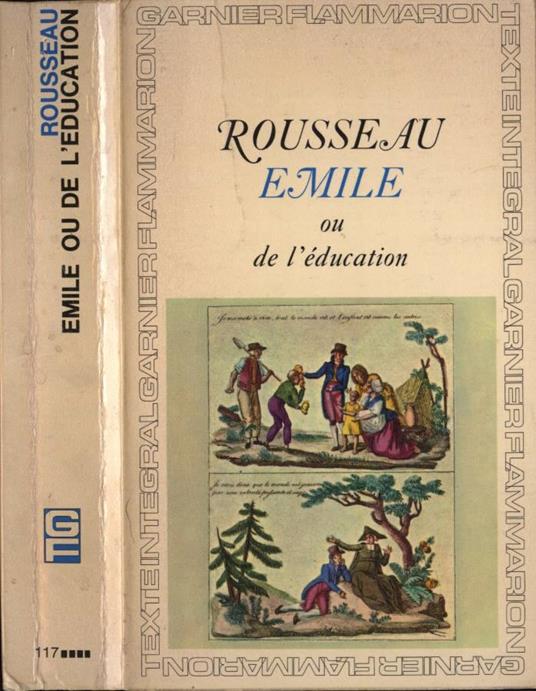 Emile - Jean-Jacques Rousseau - copertina