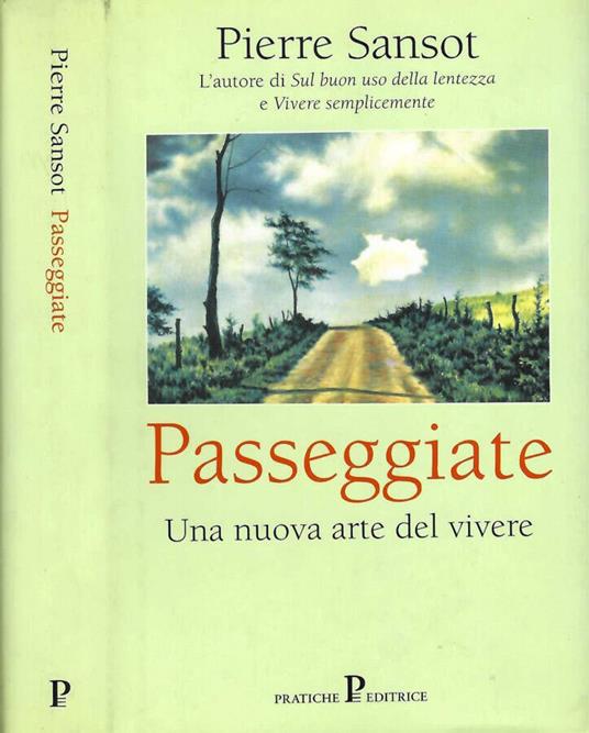 Passeggiate - Pierre Sansot - copertina