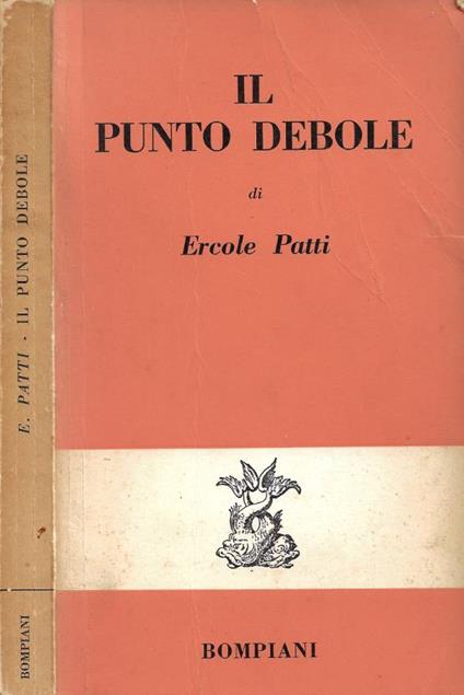 Il punto debole - Ercole Patti - copertina