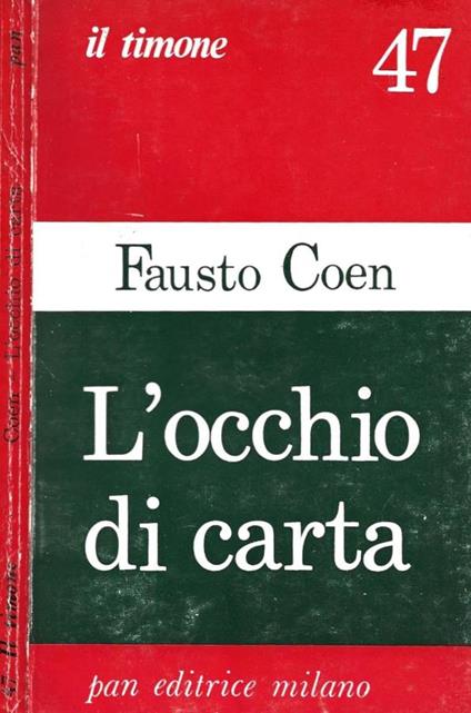 L' occhio di carta - Fausto Coen - copertina