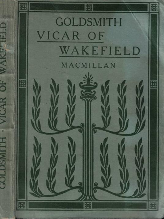 Vicar of wakefield - Oliver Goldsmith - copertina