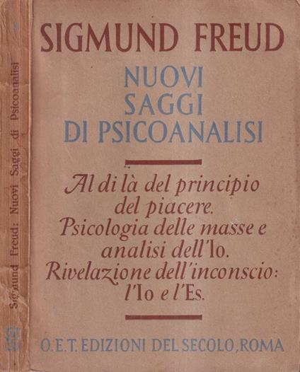 Nuovi saggi di psicoanalisi - Sigmund Freud - copertina