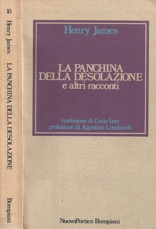 La panchina della desolazione e altri racconti - Henry James - copertina