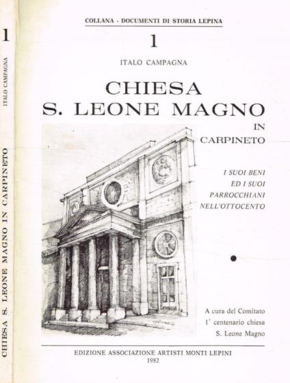 Chiesa S.Leone Magno in Carpineto - Italo Campagna - copertina