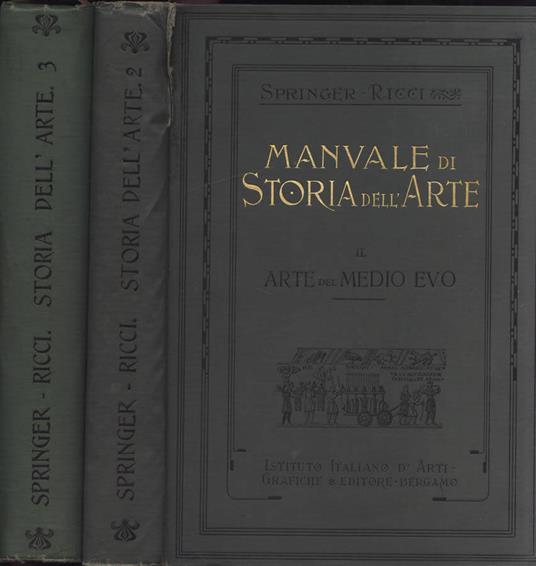 Manuale di storia dell' arte Vol. II - III - copertina