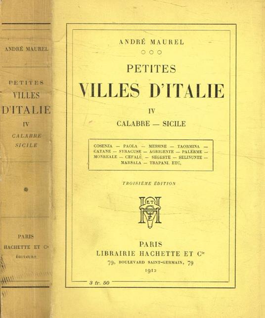 Petites villes d'Italie - André Maurel - copertina