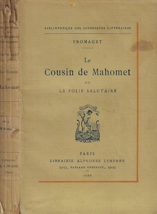 Le cousin de Mahomet ou la folie salutaire - copertina