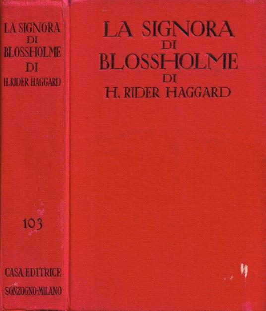 La signora di Blossholme - H. Rider Haggard - copertina