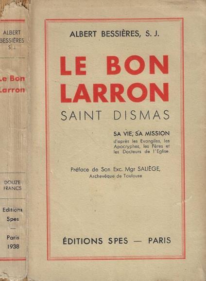 Le bon larron - copertina