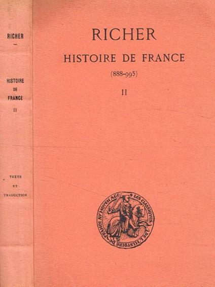 Histoire de France 888-995, tome II - copertina