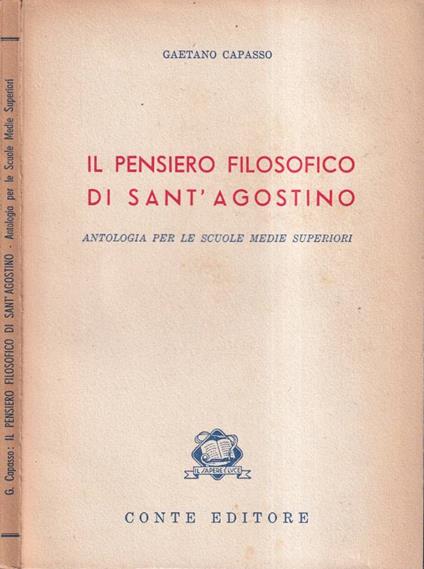 Il pensiero filosofico di Sant'Agostino - Gaetano Capasso - copertina