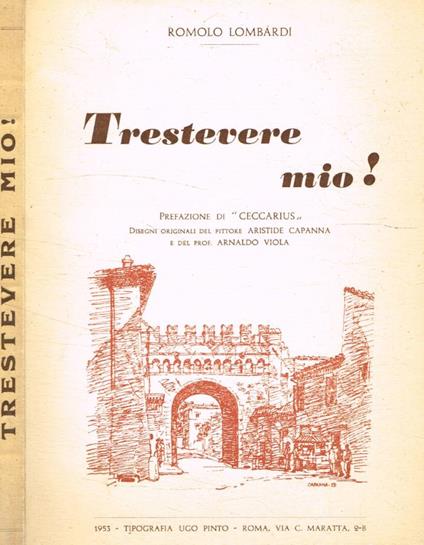 Trastevere mio! - copertina