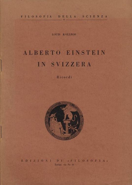 Albert Einstein e la Svizzera - copertina