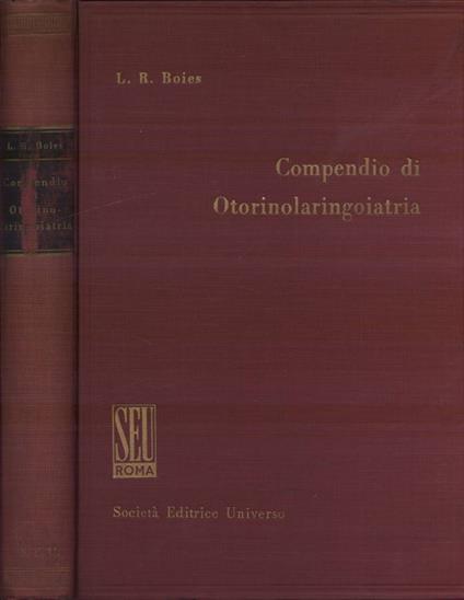 Compendio di otorinolaringoiatria - Lawrence R. Boies - copertina