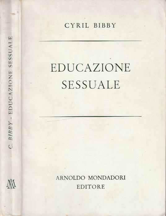 Educazione sessuale - Cyril Bibby - copertina