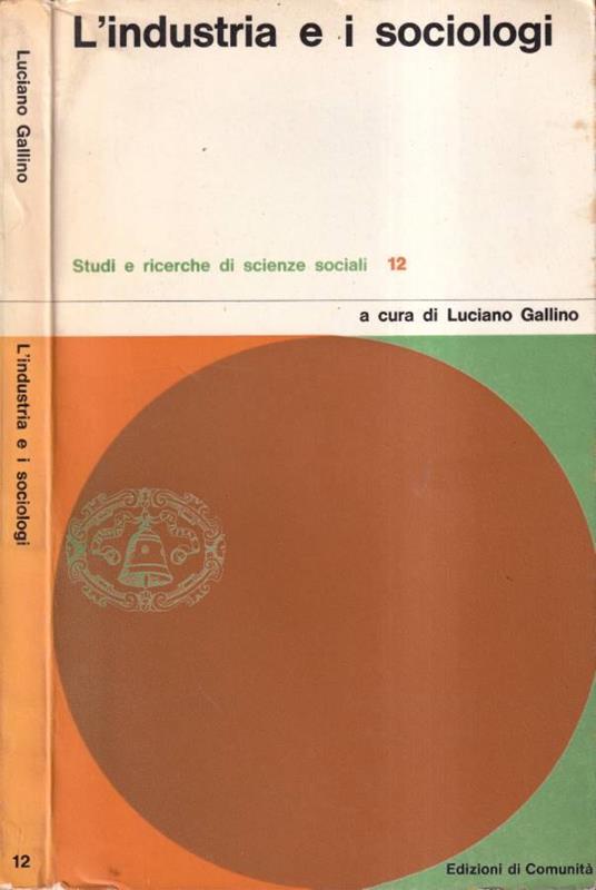 L' industria e i sociologi - copertina