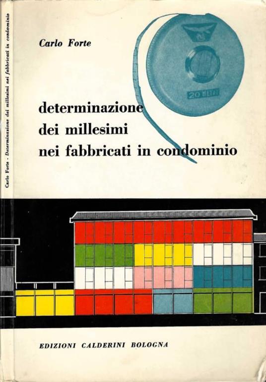 Determinazione dei millesimi nei fabbricati in condominio - copertina