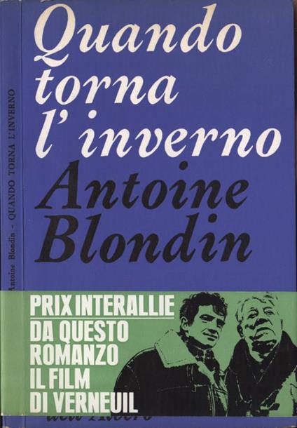 Quando torna l' inverno - Antoine Blondin - copertina