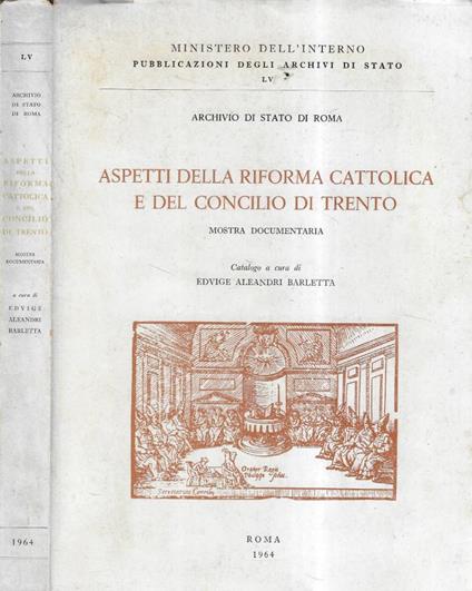 Aspetti della riforma cattolica e del concilio di Trento - copertina