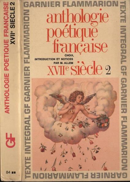 Anthologie poétique francaise XVII siècle Vol. 2 - copertina