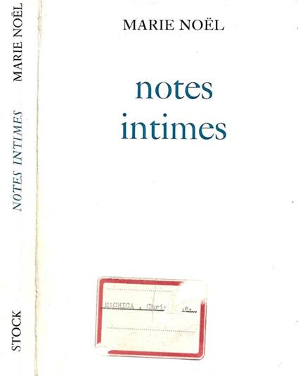 Notes intimes suivies e Souvenirs sur l'abbé Bremont - copertina