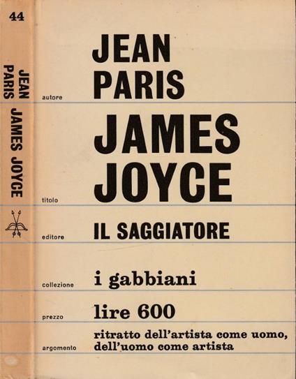 James Joyce - Jean Paris - copertina