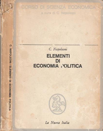 Elementi di economia politica - copertina