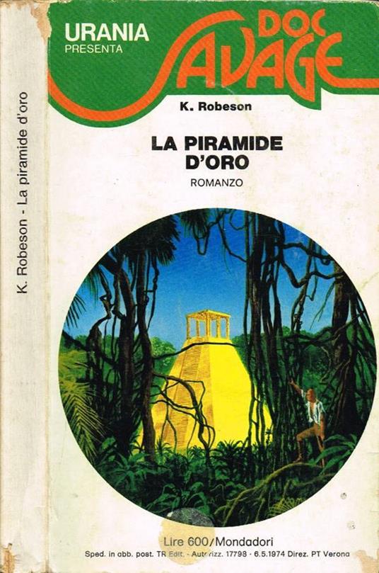 La piramide d'oro - Kenneth Robeson - copertina