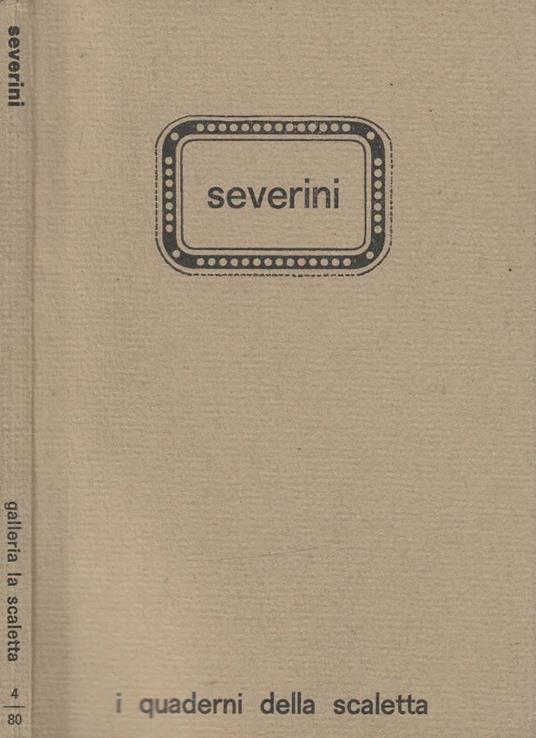 Gino Severini - copertina